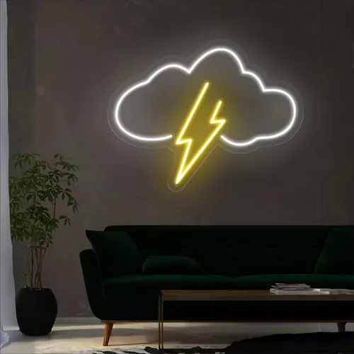 Thundercloud Neon Sign - Custom Patch Factory