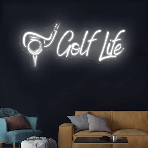 Golf Life Neon Sign - Custom Patch Factory