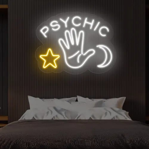 Psychic Neon Signs - Custom Patch Factory