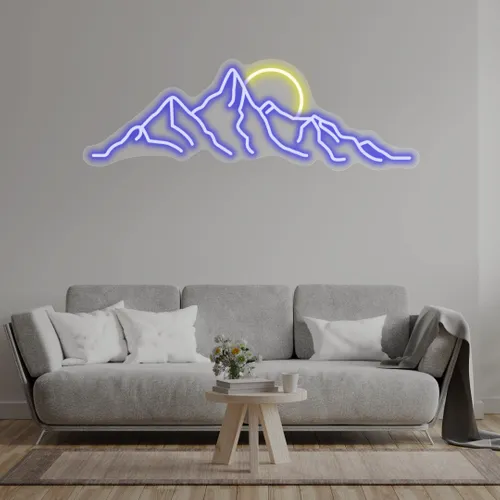 Custom Mountain Neon Signs - Custom Patch Factory