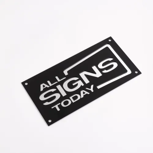 Engaraved Acrylic Sign - Custom Patch Factory