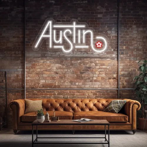 Custom Neon Signs Austin - Custom Patch Factory