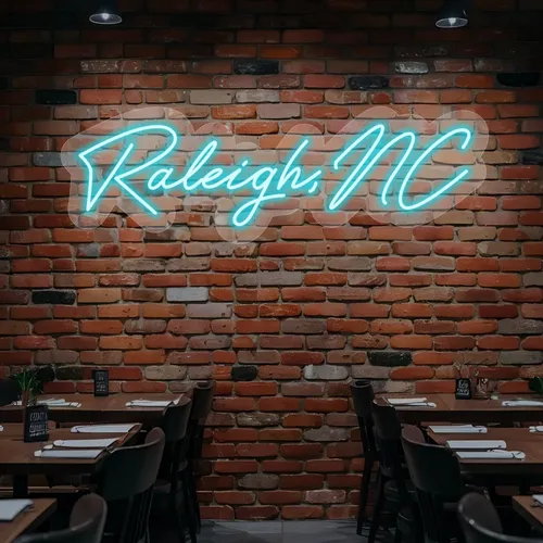 Custom Neon Signs In Raleigh, NC - Custom Patch Factory