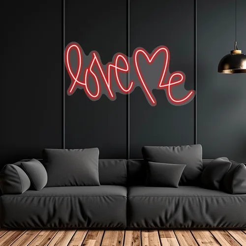 Custom Love Me Neon Signs - Custom Patch Factory