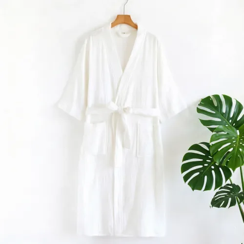 4 Layer Gauze Cotton Bathrobes - Custom Patch Factory
