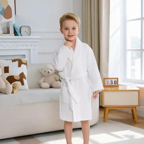 Custom Kids Waffle Robes - Custom Patch Factory