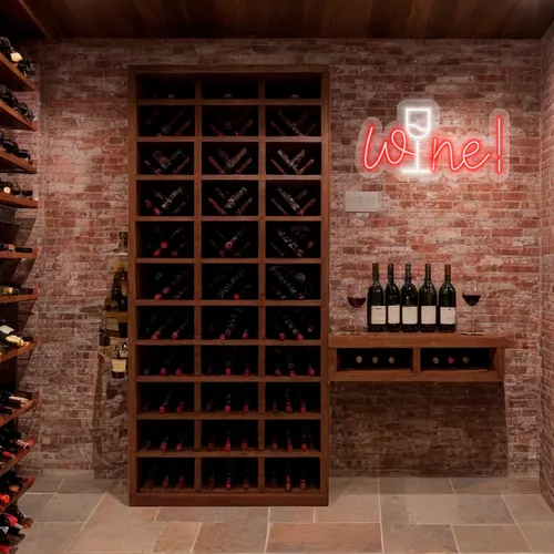 Custom Wine Neon Signs - Custom Patch Factory