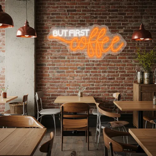 Custom Neon Cafe Signs - Custom Patch Factory