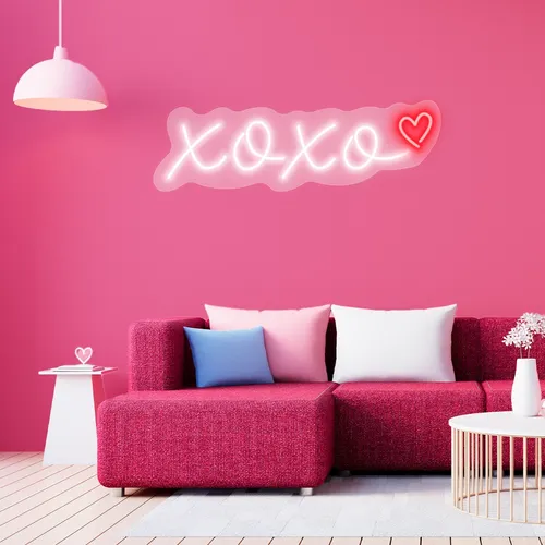 Custom XOXO Neon Signs - Custom Patch Factory