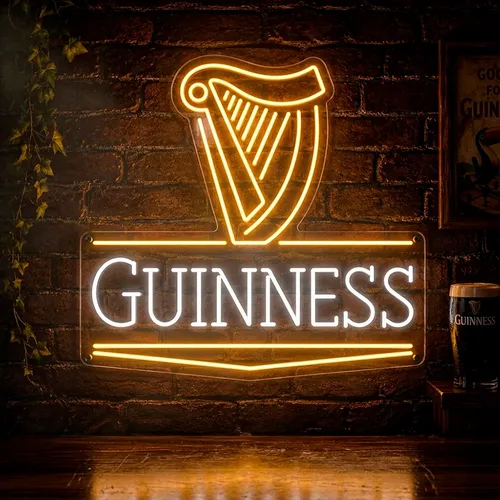 Custom Guinness Neon Signs - Custom Patch Factory