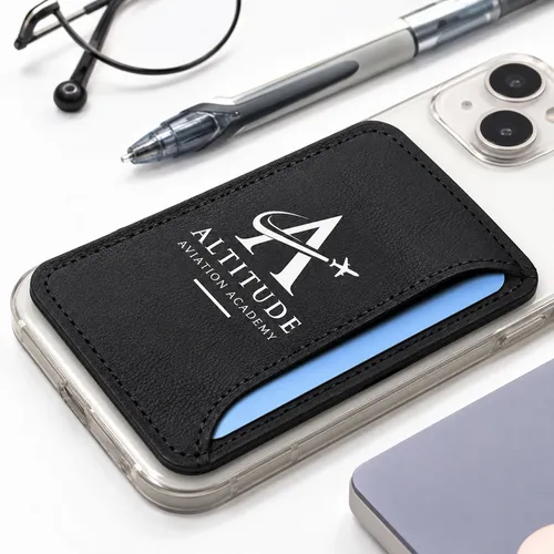 Leather Phone Wallet with Side Slit - Custom Patch Factory