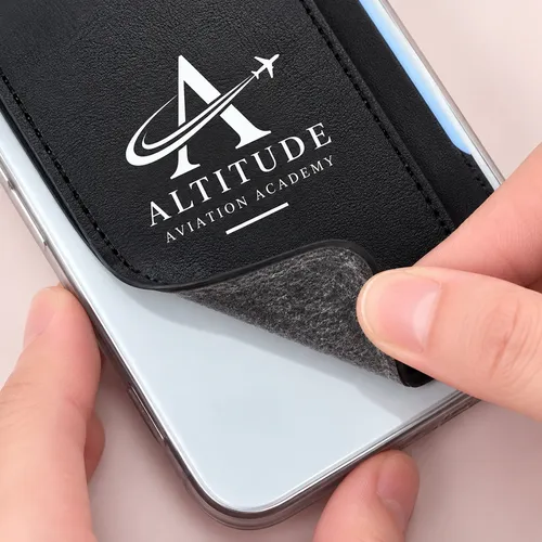 Leather Phone Wallet with Side Slit - Custom Patch Factory