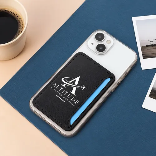 Leather Phone Wallet with Side Slit - Custom Patch Factory