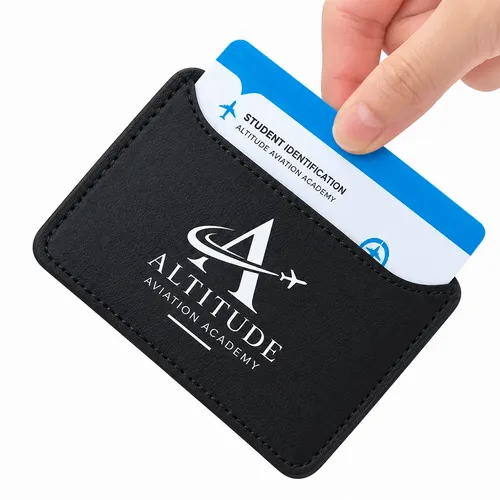 Leather Phone Wallet with Side Slit - Custom Patch Factory