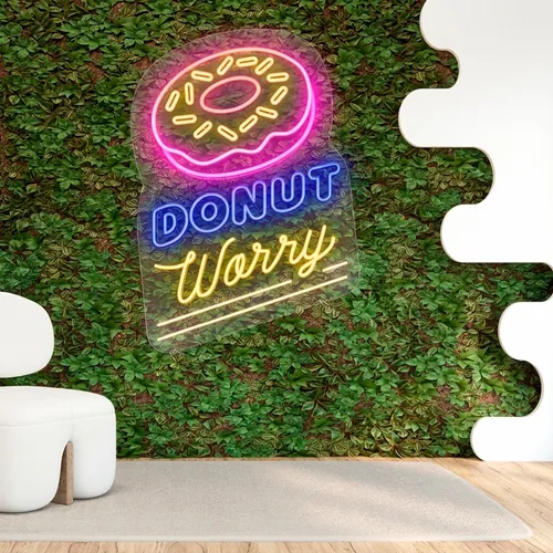 Custom Donut Neon Signs - Custom Patch Factory