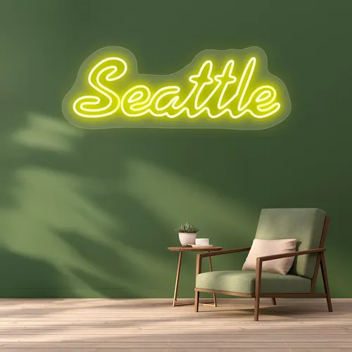 Custom Neon Signs Seattle - Custom Patch Factory