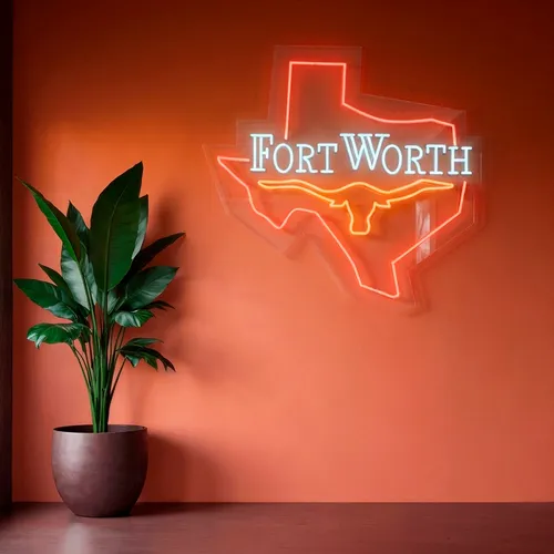 Custom Neon Signs Fort Worth - Custom Patch Factory