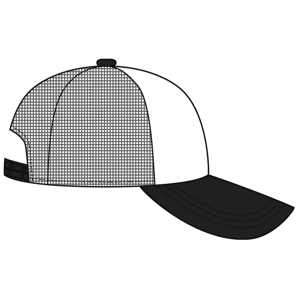 Two Tone Mesh Air Baseball Cap - CustomPatchFactory.Com