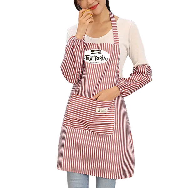 Waterproof Polyester Stripe Apron - Custom Patch Factory