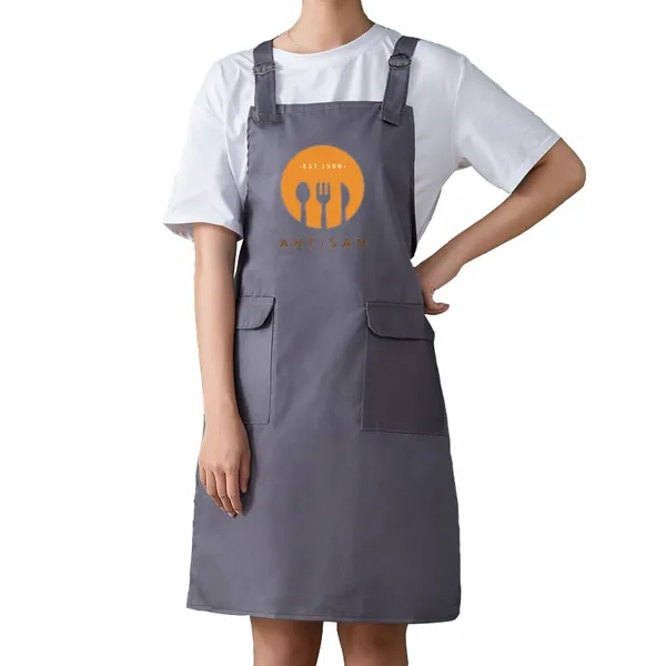 Double Shoulder Strap Pocket Apron - Custom Patch Factory