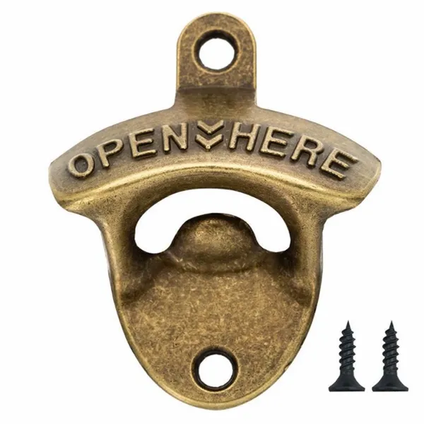 Brass Bottle Opener - Custom Patch Factory