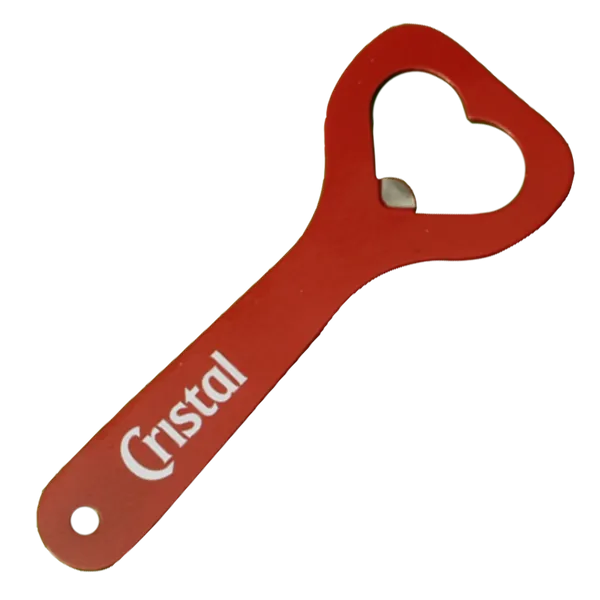 Heart-Shaped Bottle Opener - Custom Patch Factory