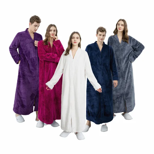 Custom Zip-Up Bathrobes - Custom Patch Factory