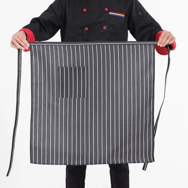 Chef mid-waist Polyester Apron - Custom Patch Factory