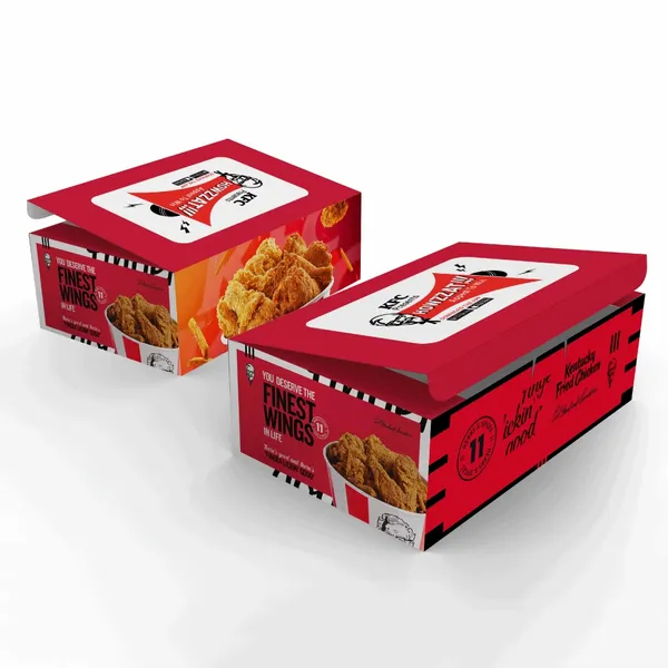 Fried Food Box - Custom Patch Factory