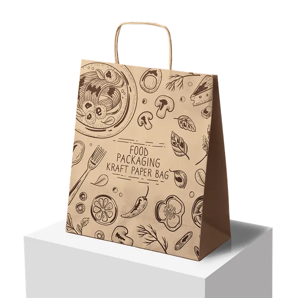 Kraft Paper Packaging Bag - Custom Patch Factory