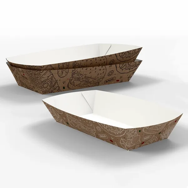 Paper Food Tray - Custom Patch Factory