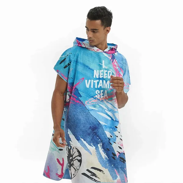 Custom Hooded Beach Towels - Custom Patch Factory