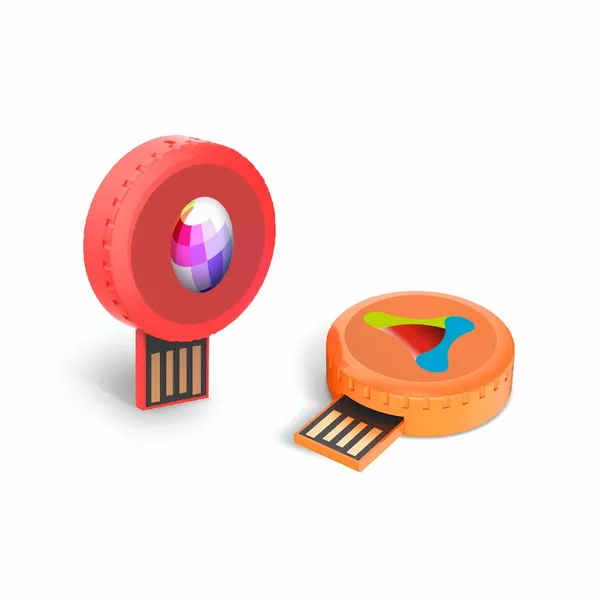 Circular 360 Rotating USB - Custom Patch Factory