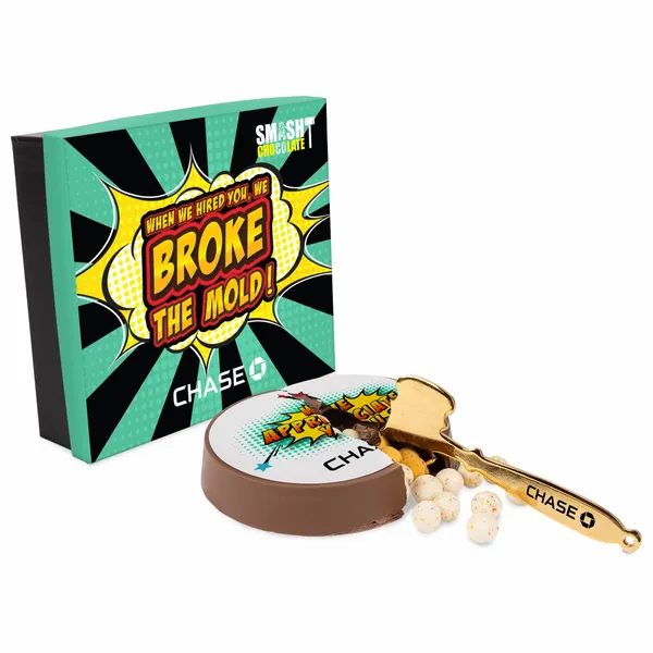 Smash Chocolate Cake w/ Birthday Cake Bites & Color Topper - Custom Patch Factory