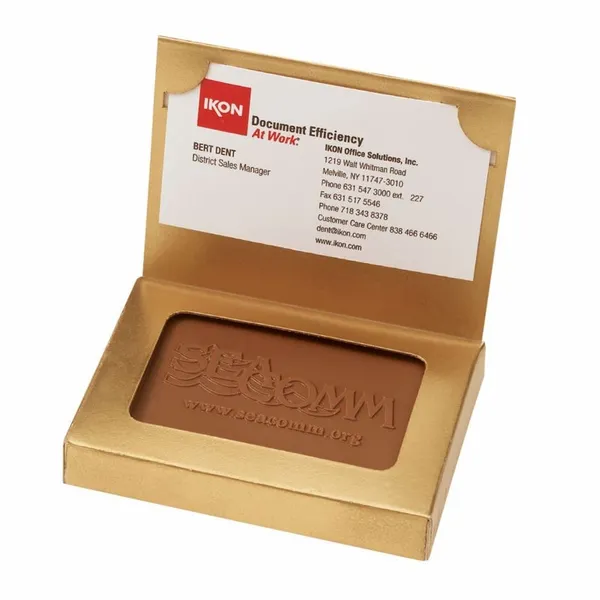 Custom Chocolate Cookies - Cookie Business Card Box - Custom Patch Factory