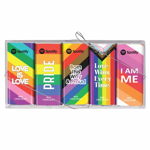 Pride 5 Pack Chocolate Bar Set - Custom Patch Factory