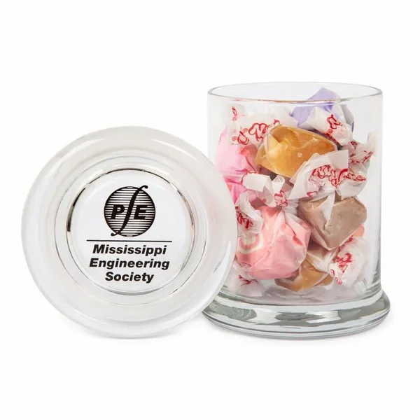 Glass Gourmet Jar - Salt Water Taffy - Custom Patch Factory