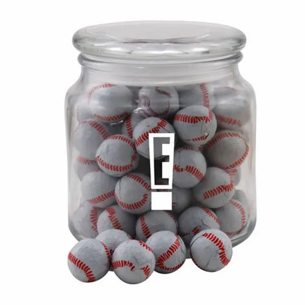 Jar with Chocolate Baseballs - SG400 - Custom Patch Factory