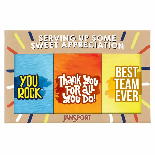 3 Pack - 3oz Chocolate Bar Gift Set - Custom Patch Factory