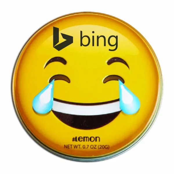 Laughing Emojy Tin with Lemon Mints - Custom Patch Factory