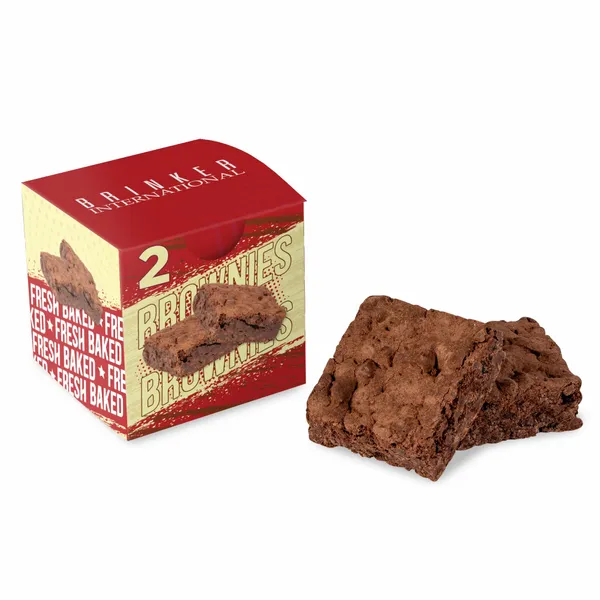 Fresh Beginnings 2 Fudge Brownies in Cube - Custom Patch Factory