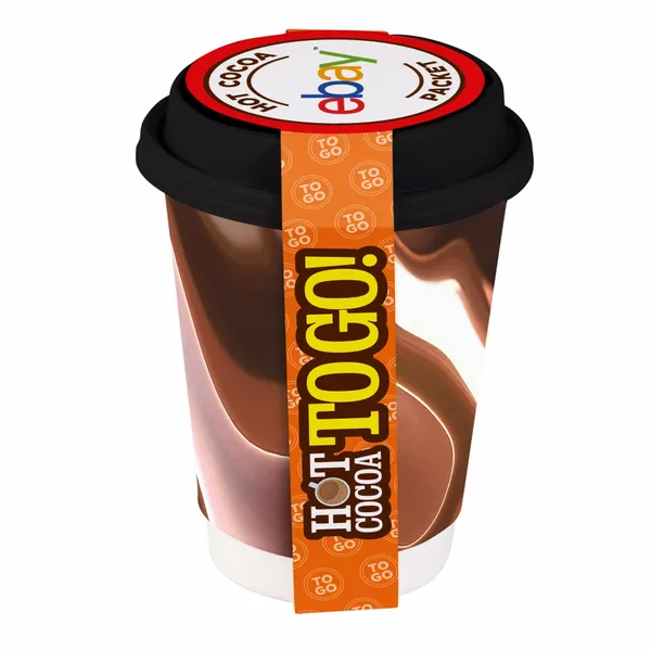To-Go 12 oz. Cup with Hot Cocoa Packet - Custom Patch Factory