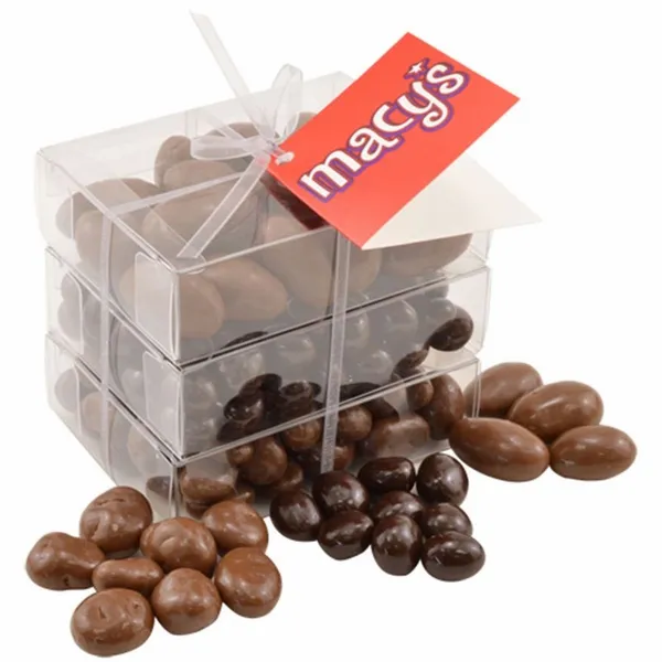 3 Way Chocolate Stack Acetate Tower - Custom Patch Factory