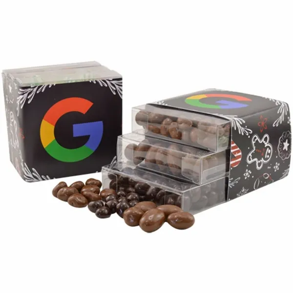 3 Way Chocolate Covered Stack Tower - Custom Patch Factory