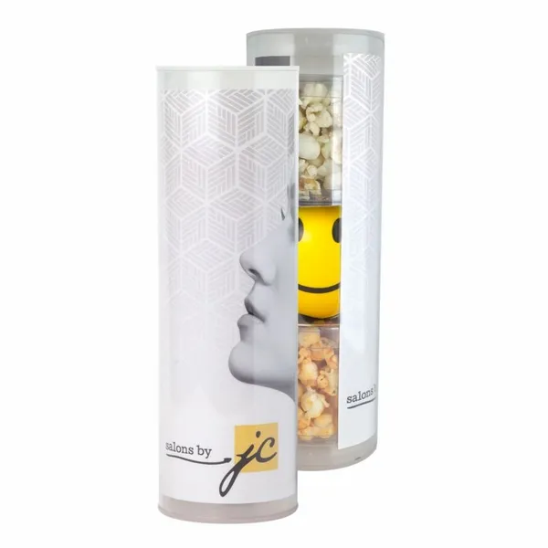 3 Piece Gift Stress Relief Popcorn Tube - Custom Patch Factory