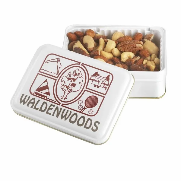Keepsake Gift Tin - Deluxe Mixed Nuts - Custom Patch Factory