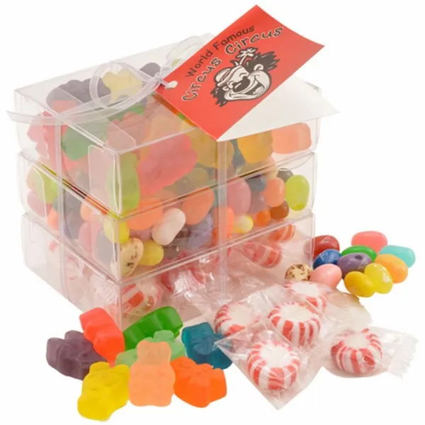 3 Way Candy Stack Acetate Tower - TRB901 - Custom Patch Factory