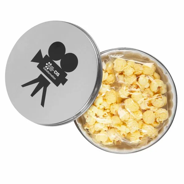 Movie Reel Tin - Butter Popcorn - Custom Patch Factory
