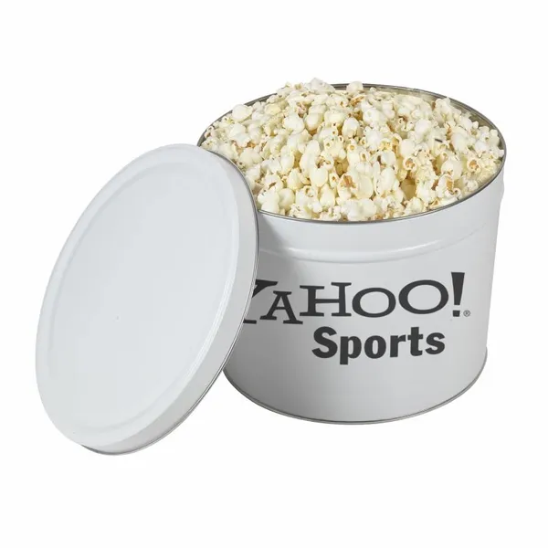 Two Gallon Popcorn Tin - Butter Popcorn - Custom Patch Factory