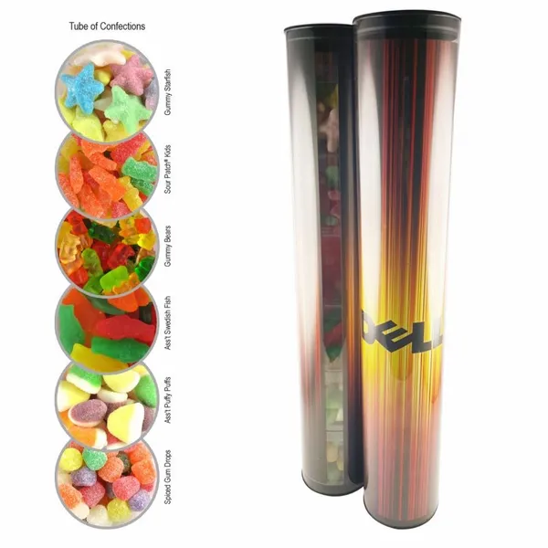 Clever Candy Tube of Confections - Custom Patch Factory